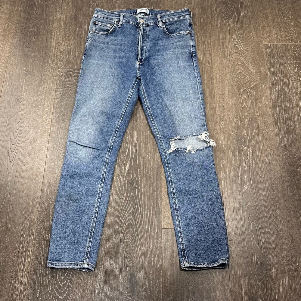 Agolde Nico High Rise Slim Fit Jean Sz 29 - Picture 4 of 5